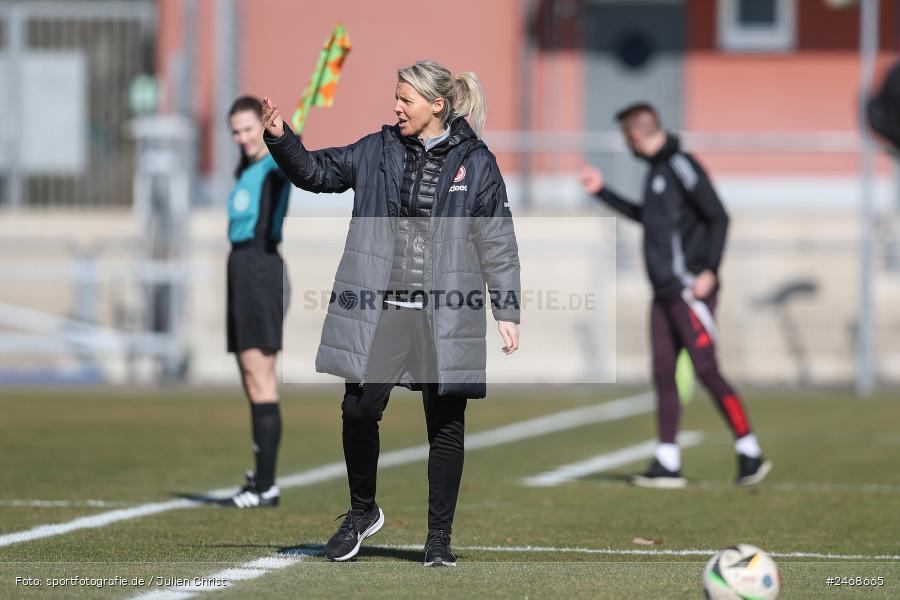 sport, action, Stadion am Brentanobad, SGE, Fussball, Frankfurt, FCB, FC Bayern München II, Eintracht Frankfurt II, DFB, 2. Frauen-Bundesliga, 02.03.2025 - Bild-ID: 2468665