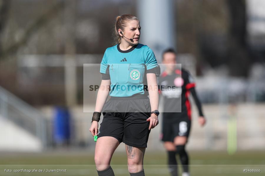 sport, action, Stadion am Brentanobad, SGE, Fussball, Frankfurt, FCB, FC Bayern München II, Eintracht Frankfurt II, DFB, 2. Frauen-Bundesliga, 02.03.2025 - Bild-ID: 2468666
