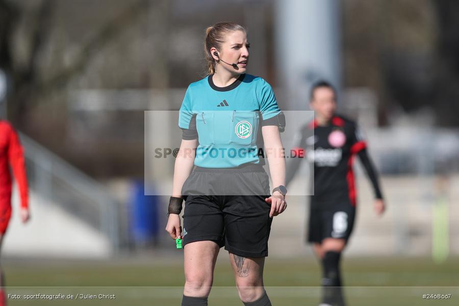 sport, action, Stadion am Brentanobad, SGE, Fussball, Frankfurt, FCB, FC Bayern München II, Eintracht Frankfurt II, DFB, 2. Frauen-Bundesliga, 02.03.2025 - Bild-ID: 2468667