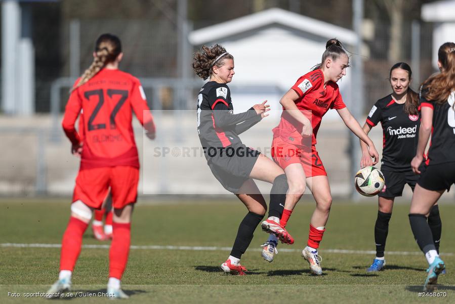 sport, action, Stadion am Brentanobad, SGE, Fussball, Frankfurt, FCB, FC Bayern München II, Eintracht Frankfurt II, DFB, 2. Frauen-Bundesliga, 02.03.2025 - Bild-ID: 2468670 sport, action, Stadion am Brentanobad, SGE, Fussball, Frankfurt, FCB, FC Bayern München II, Eintracht Frankfurt II, DFB, 2. Frauen-Bundesliga, 02.03.2025 - Bild-ID: 2468670