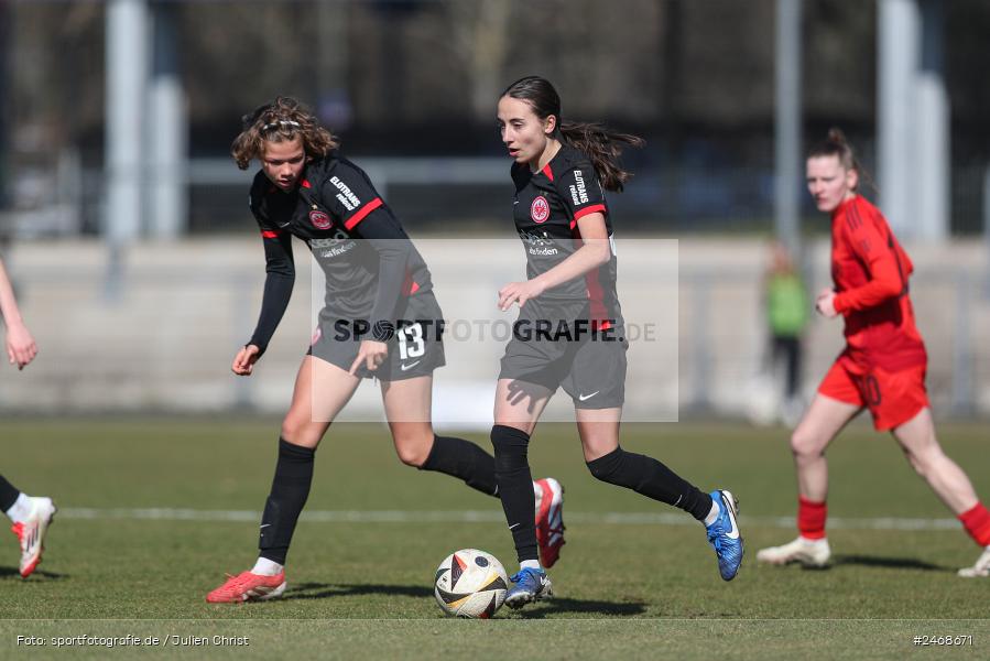 sport, action, Stadion am Brentanobad, SGE, Fussball, Frankfurt, FCB, FC Bayern München II, Eintracht Frankfurt II, DFB, 2. Frauen-Bundesliga, 02.03.2025 - Bild-ID: 2468671 sport, action, Stadion am Brentanobad, SGE, Fussball, Frankfurt, FCB, FC Bayern München II, Eintracht Frankfurt II, DFB, 2. Frauen-Bundesliga, 02.03.2025 - Bild-ID: 2468671