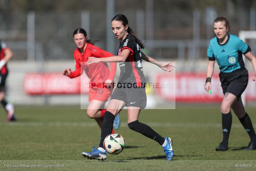 sport, action, Stadion am Brentanobad, SGE, Fussball, Frankfurt, FCB, FC Bayern München II, Eintracht Frankfurt II, DFB, 2. Frauen-Bundesliga, 02.03.2025 - Bild-ID: 2468673 sport, action, Stadion am Brentanobad, SGE, Fussball, Frankfurt, FCB, FC Bayern München II, Eintracht Frankfurt II, DFB, 2. Frauen-Bundesliga, 02.03.2025 - Bild-ID: 2468673