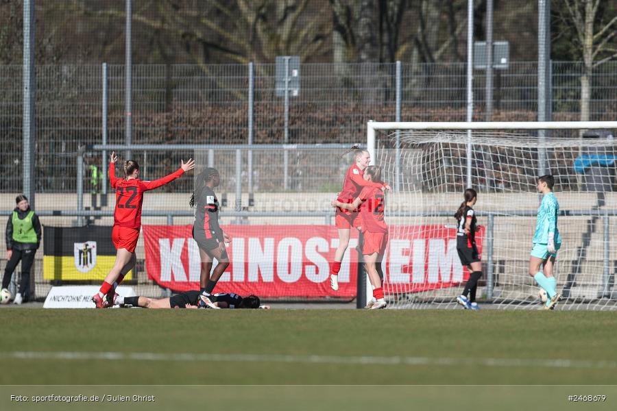 sport, action, Stadion am Brentanobad, SGE, Fussball, Frankfurt, FCB, FC Bayern München II, Eintracht Frankfurt II, DFB, 2. Frauen-Bundesliga, 02.03.2025 - Bild-ID: 2468679