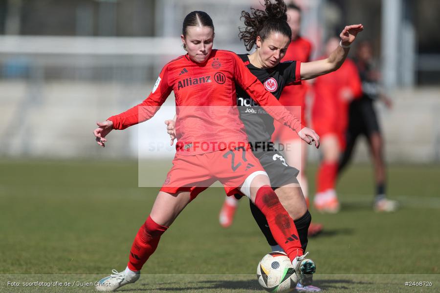 sport, action, Stadion am Brentanobad, SGE, Fussball, Frankfurt, FCB, FC Bayern München II, Eintracht Frankfurt II, DFB, 2. Frauen-Bundesliga, 02.03.2025 - Bild-ID: 2468726 sport, action, Stadion am Brentanobad, SGE, Fussball, Frankfurt, FCB, FC Bayern München II, Eintracht Frankfurt II, DFB, 2. Frauen-Bundesliga, 02.03.2025 - Bild-ID: 2468726