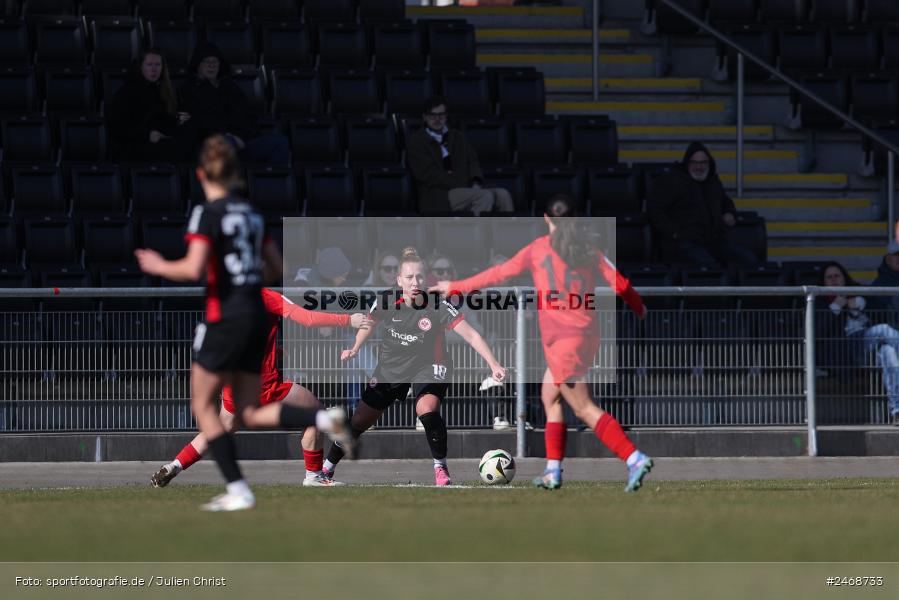 sport, action, Stadion am Brentanobad, SGE, Fussball, Frankfurt, FCB, FC Bayern München II, Eintracht Frankfurt II, DFB, 2. Frauen-Bundesliga, 02.03.2025 - Bild-ID: 2468733 sport, action, Stadion am Brentanobad, SGE, Fussball, Frankfurt, FCB, FC Bayern München II, Eintracht Frankfurt II, DFB, 2. Frauen-Bundesliga, 02.03.2025 - Bild-ID: 2468733