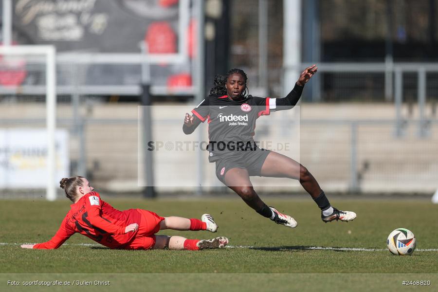 sport, action, Stadion am Brentanobad, SGE, Fussball, Frankfurt, FCB, FC Bayern München II, Eintracht Frankfurt II, DFB, 2. Frauen-Bundesliga, 02.03.2025 - Bild-ID: 2468820 sport, action, Stadion am Brentanobad, SGE, Fussball, Frankfurt, FCB, FC Bayern München II, Eintracht Frankfurt II, DFB, 2. Frauen-Bundesliga, 02.03.2025 - Bild-ID: 2468820