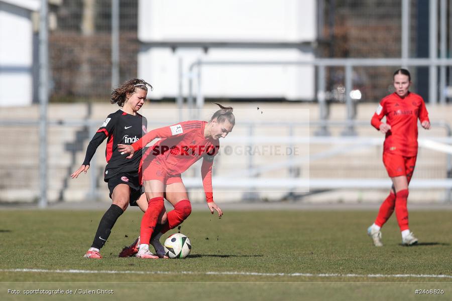sport, action, Stadion am Brentanobad, SGE, Fussball, Frankfurt, FCB, FC Bayern München II, Eintracht Frankfurt II, DFB, 2. Frauen-Bundesliga, 02.03.2025 - Bild-ID: 2468826 sport, action, Stadion am Brentanobad, SGE, Fussball, Frankfurt, FCB, FC Bayern München II, Eintracht Frankfurt II, DFB, 2. Frauen-Bundesliga, 02.03.2025 - Bild-ID: 2468826