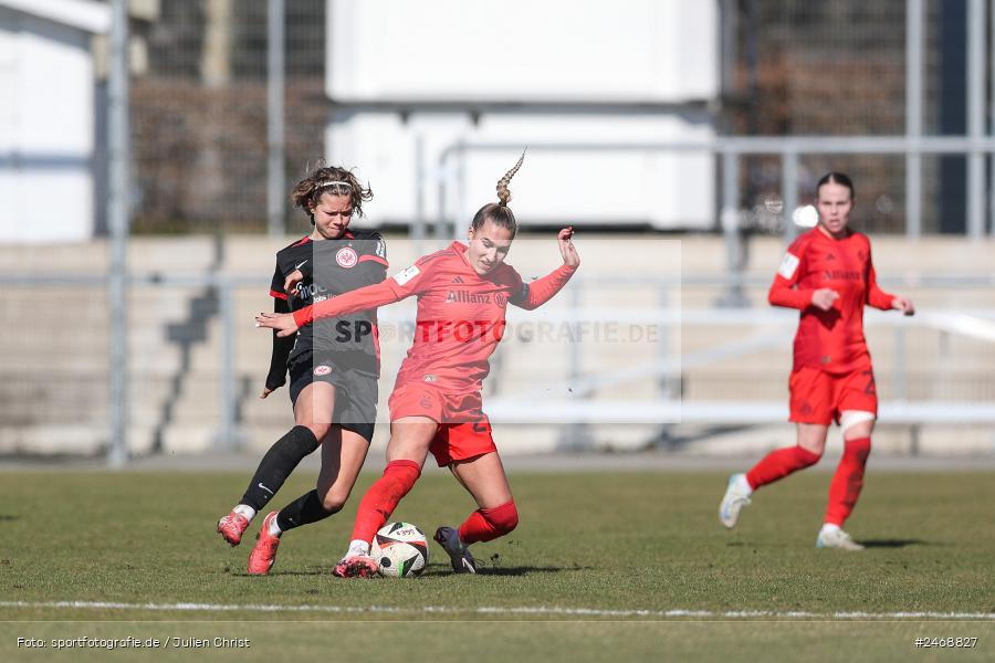 sport, action, Stadion am Brentanobad, SGE, Fussball, Frankfurt, FCB, FC Bayern München II, Eintracht Frankfurt II, DFB, 2. Frauen-Bundesliga, 02.03.2025 - Bild-ID: 2468827 sport, action, Stadion am Brentanobad, SGE, Fussball, Frankfurt, FCB, FC Bayern München II, Eintracht Frankfurt II, DFB, 2. Frauen-Bundesliga, 02.03.2025 - Bild-ID: 2468827