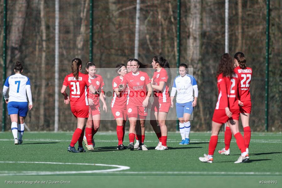 sport, action, TSV Jahn Calden, TSV, Regionalliga Süd, Offenbach, OFC, Kickers Offenbach, KR Bierbrauerweg, Fussball, 02.03.2025 - Bild-ID: 2468992