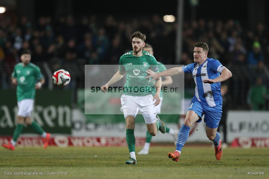 Sachs-Stadion, Schweinfurt, 07.03.2025, sport, action, BFV, Fussball, 24. Spieltag, Regionalliga Bayern, FVI, FCS, FV Illertissen, 1. FC Schweinfurt 1905 - Bild-ID: 2469198