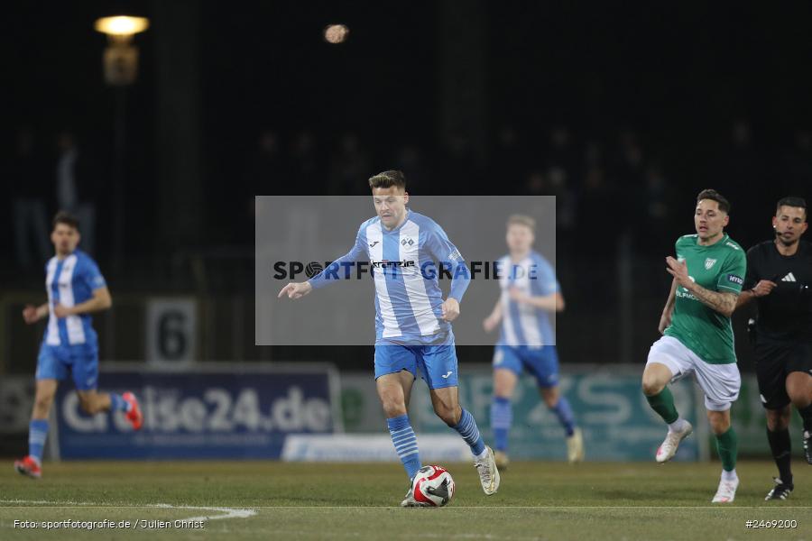 Sachs-Stadion, Schweinfurt, 07.03.2025, sport, action, BFV, Fussball, 24. Spieltag, Regionalliga Bayern, FVI, FCS, FV Illertissen, 1. FC Schweinfurt 1905 - Bild-ID: 2469200