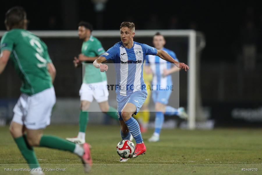 Sachs-Stadion, Schweinfurt, 07.03.2025, sport, action, BFV, Fussball, 24. Spieltag, Regionalliga Bayern, FVI, FCS, FV Illertissen, 1. FC Schweinfurt 1905 - Bild-ID: 2469210