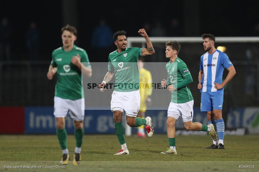 Sachs-Stadion, Schweinfurt, 07.03.2025, sport, action, BFV, Fussball, 24. Spieltag, Regionalliga Bayern, FVI, FCS, FV Illertissen, 1. FC Schweinfurt 1905 - Bild-ID: 2469213