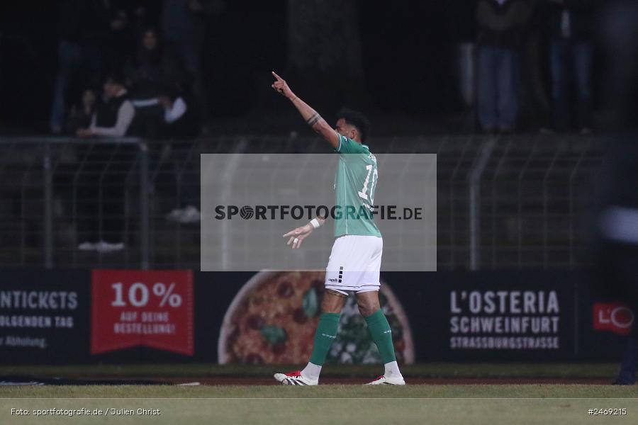 Sachs-Stadion, Schweinfurt, 07.03.2025, sport, action, BFV, Fussball, 24. Spieltag, Regionalliga Bayern, FVI, FCS, FV Illertissen, 1. FC Schweinfurt 1905 - Bild-ID: 2469215