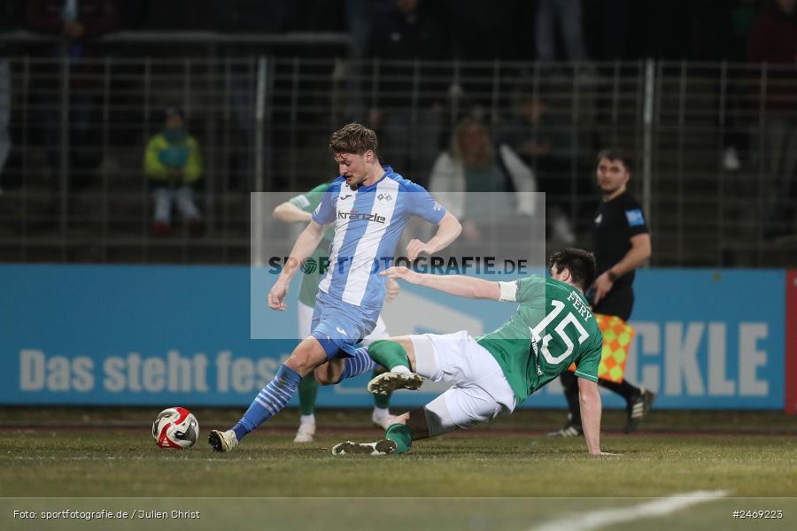 Sachs-Stadion, Schweinfurt, 07.03.2025, sport, action, BFV, Fussball, 24. Spieltag, Regionalliga Bayern, FVI, FCS, FV Illertissen, 1. FC Schweinfurt 1905 - Bild-ID: 2469223