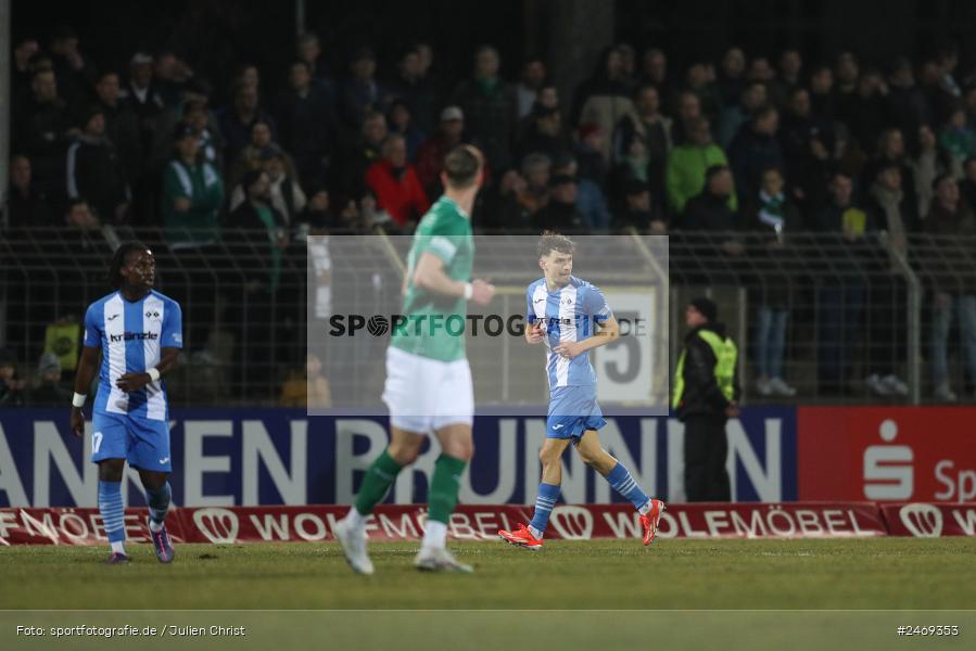 sport, action, Schweinfurt, Sachs-Stadion, Regionalliga Bayern, Fussball, FVI, FV Illertissen, FCS, BFV, 24. Spieltag, 1. FC Schweinfurt 1905, 07.03.2025 - Bild-ID: 2469353