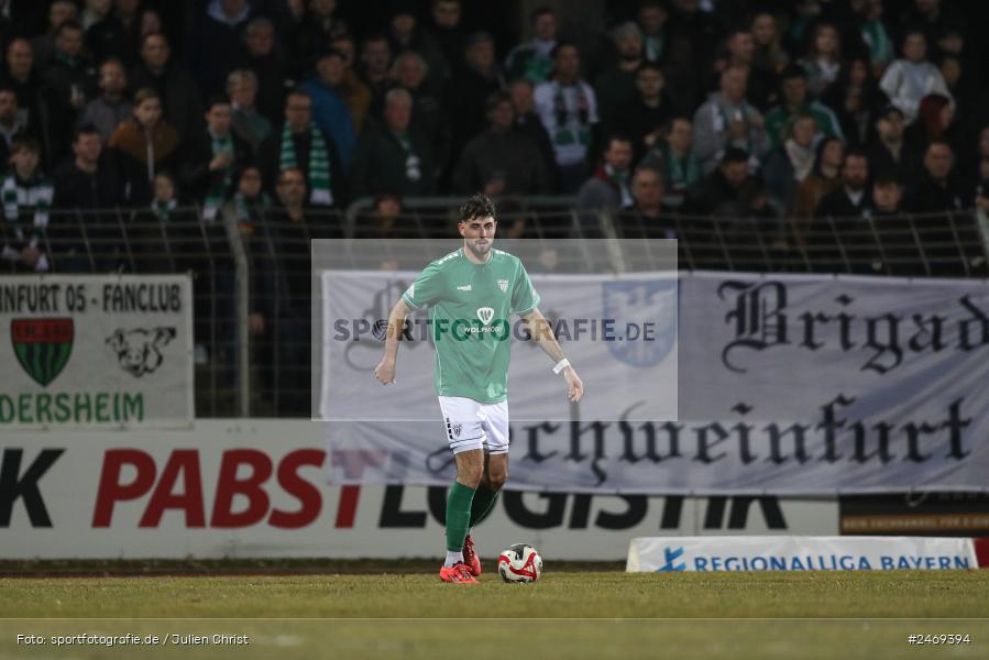 sport, action, Schweinfurt, Sachs-Stadion, Regionalliga Bayern, Fussball, FVI, FV Illertissen, FCS, BFV, 24. Spieltag, 1. FC Schweinfurt 1905, 07.03.2025 - Bild-ID: 2469394