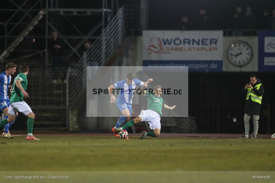 sport, action, Schweinfurt, Sachs-Stadion, Regionalliga Bayern, Fussball, FVI, FV Illertissen, FCS, BFV, 24. Spieltag, 1. FC Schweinfurt 1905, 07.03.2025 - Bild-ID: 2469405