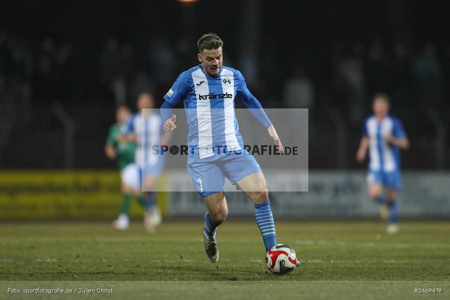 sport, action, Schweinfurt, Sachs-Stadion, Regionalliga Bayern, Fussball, FVI, FV Illertissen, FCS, BFV, 24. Spieltag, 1. FC Schweinfurt 1905, 07.03.2025 - Bild-ID: 2469419