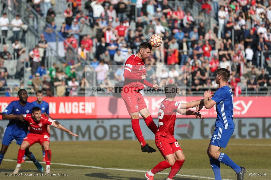 sport, action, Würzburg, SV Viktoria Aschaffenburg, Regionalliga Bayern, Fussball, FWK, FVI, FC Würzburger Kickers, BFV, AKON-Arena, 24. Spieltag, 08.03.2025 - Bild-ID: 2469644