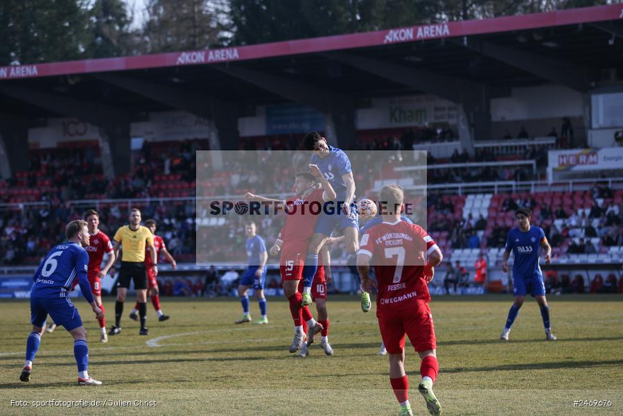 sport, action, Würzburg, SV Viktoria Aschaffenburg, Regionalliga Bayern, Fussball, FWK, FVI, FC Würzburger Kickers, BFV, AKON-Arena, 24. Spieltag, 08.03.2025 - Bild-ID: 2469676