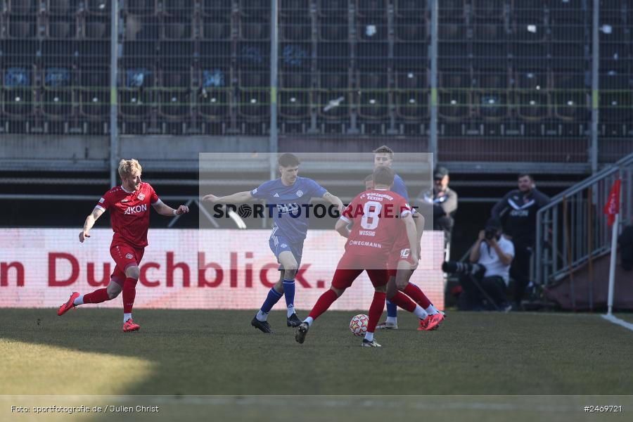 sport, action, Würzburg, SV Viktoria Aschaffenburg, Regionalliga Bayern, Fussball, FWK, FVI, FC Würzburger Kickers, BFV, AKON-Arena, 24. Spieltag, 08.03.2025 - Bild-ID: 2469721