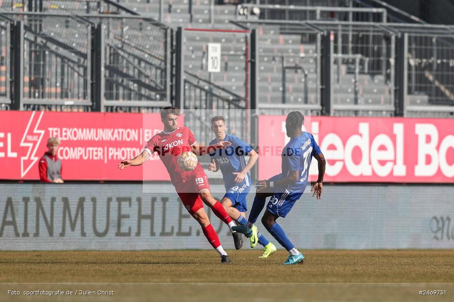 sport, action, Würzburg, SV Viktoria Aschaffenburg, Regionalliga Bayern, Fussball, FWK, FVI, FC Würzburger Kickers, BFV, AKON-Arena, 24. Spieltag, 08.03.2025 - Bild-ID: 2469731