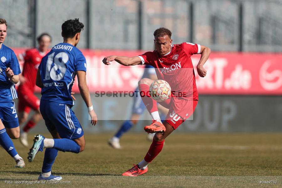 sport, action, Würzburg, SV Viktoria Aschaffenburg, Regionalliga Bayern, Fussball, FWK, FVI, FC Würzburger Kickers, BFV, AKON-Arena, 24. Spieltag, 08.03.2025 - Bild-ID: 2469732