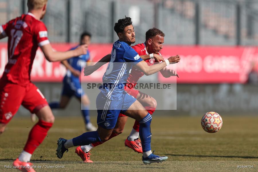 sport, action, Würzburg, SV Viktoria Aschaffenburg, Regionalliga Bayern, Fussball, FWK, FVI, FC Würzburger Kickers, BFV, AKON-Arena, 24. Spieltag, 08.03.2025 - Bild-ID: 2469734