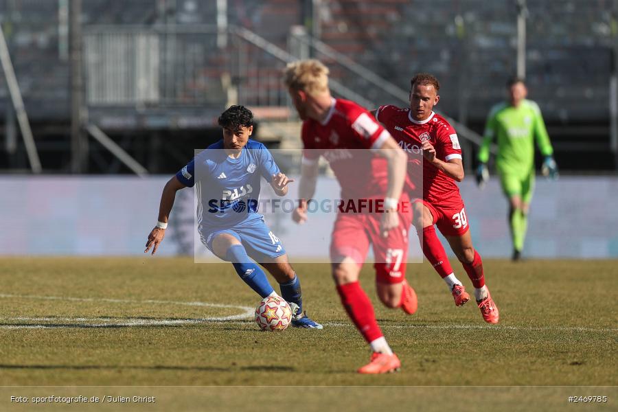 sport, action, Würzburg, SV Viktoria Aschaffenburg, Regionalliga Bayern, Fussball, FWK, FVI, FC Würzburger Kickers, BFV, AKON-Arena, 24. Spieltag, 08.03.2025 - Bild-ID: 2469785