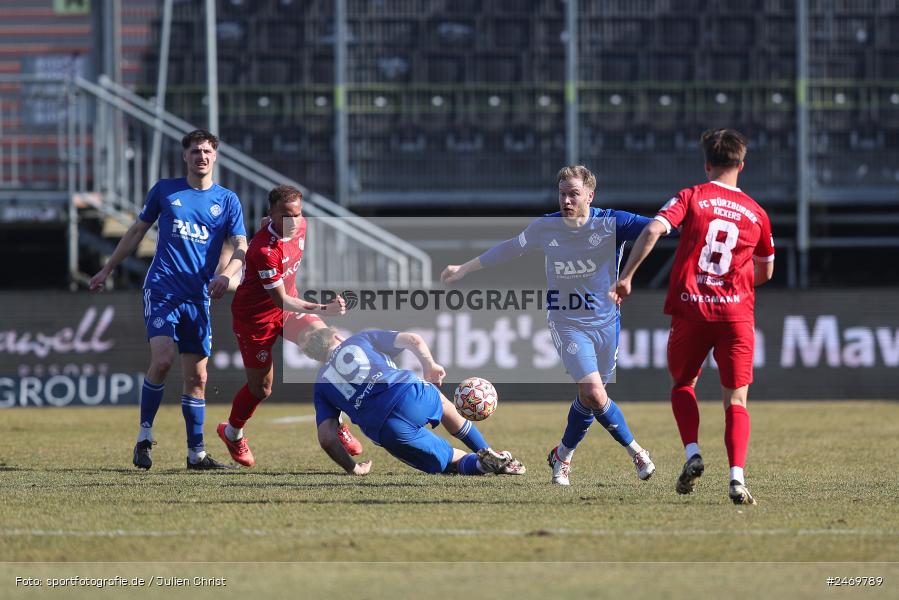 sport, action, Würzburg, SV Viktoria Aschaffenburg, Regionalliga Bayern, Fussball, FWK, FVI, FC Würzburger Kickers, BFV, AKON-Arena, 24. Spieltag, 08.03.2025 - Bild-ID: 2469789