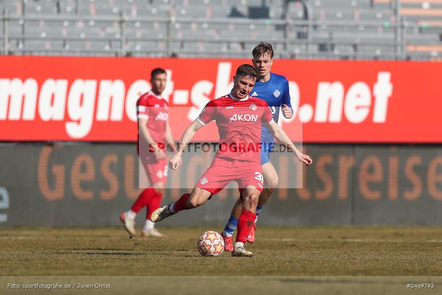 sport, action, Würzburg, SV Viktoria Aschaffenburg, Regionalliga Bayern, Fussball, FWK, FVI, FC Würzburger Kickers, BFV, AKON-Arena, 24. Spieltag, 08.03.2025 - Bild-ID: 2469793