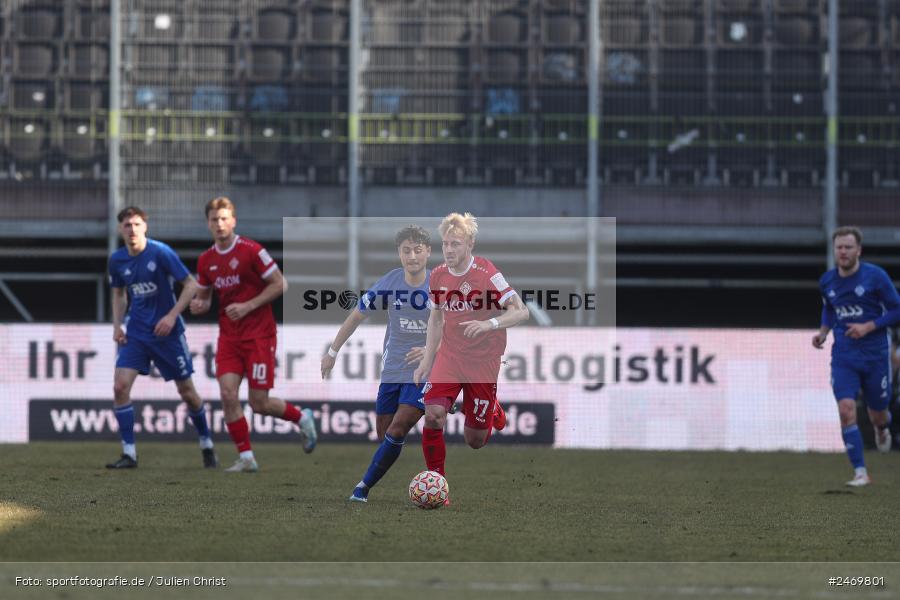 sport, action, Würzburg, SV Viktoria Aschaffenburg, Regionalliga Bayern, Fussball, FWK, FVI, FC Würzburger Kickers, BFV, AKON-Arena, 24. Spieltag, 08.03.2025 - Bild-ID: 2469801 sport, action, Würzburg, SV Viktoria Aschaffenburg, Regionalliga Bayern, Fussball, FWK, FVI, FC Würzburger Kickers, BFV, AKON-Arena, 24. Spieltag, 08.03.2025 - Bild-ID: 2469801