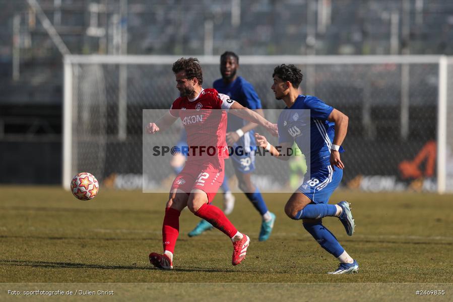 sport, action, Würzburg, SV Viktoria Aschaffenburg, Regionalliga Bayern, Fussball, FWK, FVI, FC Würzburger Kickers, BFV, AKON-Arena, 24. Spieltag, 08.03.2025 - Bild-ID: 2469835