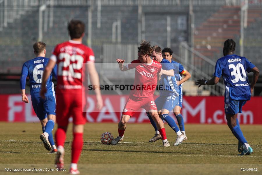 sport, action, Würzburg, SV Viktoria Aschaffenburg, Regionalliga Bayern, Fussball, FWK, FVI, FC Würzburger Kickers, BFV, AKON-Arena, 24. Spieltag, 08.03.2025 - Bild-ID: 2469842