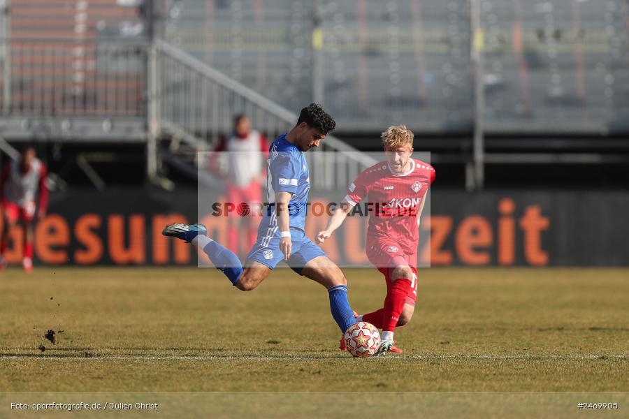 sport, action, Würzburg, SV Viktoria Aschaffenburg, Regionalliga Bayern, Fussball, FWK, FVI, FC Würzburger Kickers, BFV, AKON-Arena, 24. Spieltag, 08.03.2025 - Bild-ID: 2469905