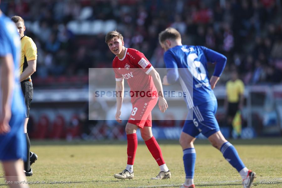 sport, action, Würzburg, SV Viktoria Aschaffenburg, Regionalliga Bayern, Fussball, FWK, FVI, FC Würzburger Kickers, BFV, AKON-Arena, 24. Spieltag, 08.03.2025 - Bild-ID: 2469927