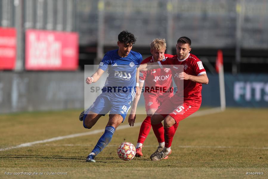 sport, action, Würzburg, SV Viktoria Aschaffenburg, Regionalliga Bayern, Fussball, FWK, FVI, FC Würzburger Kickers, BFV, AKON-Arena, 24. Spieltag, 08.03.2025 - Bild-ID: 2469943