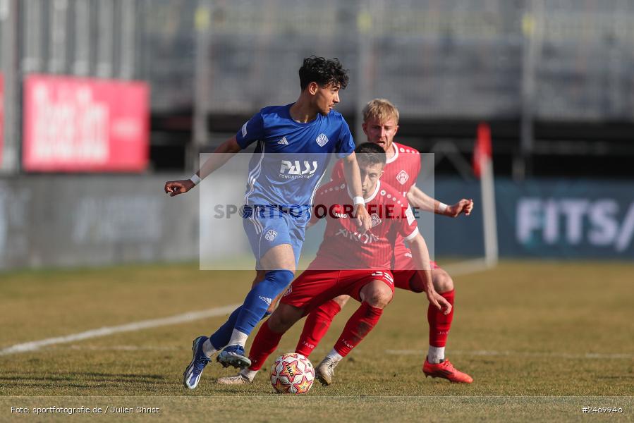 sport, action, Würzburg, SV Viktoria Aschaffenburg, Regionalliga Bayern, Fussball, FWK, FVI, FC Würzburger Kickers, BFV, AKON-Arena, 24. Spieltag, 08.03.2025 - Bild-ID: 2469946