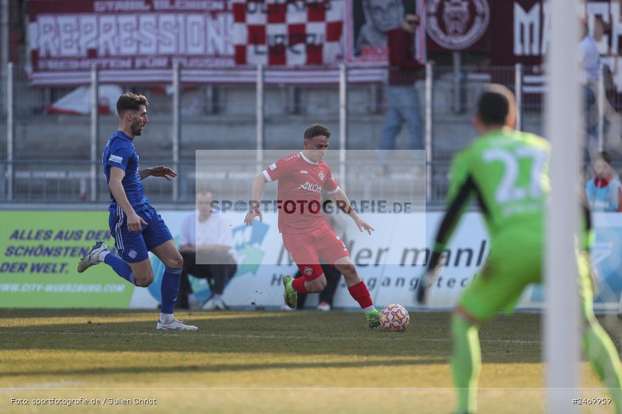 sport, action, Würzburg, SV Viktoria Aschaffenburg, Regionalliga Bayern, Fussball, FWK, FVI, FC Würzburger Kickers, BFV, AKON-Arena, 24. Spieltag, 08.03.2025 - Bild-ID: 2469959