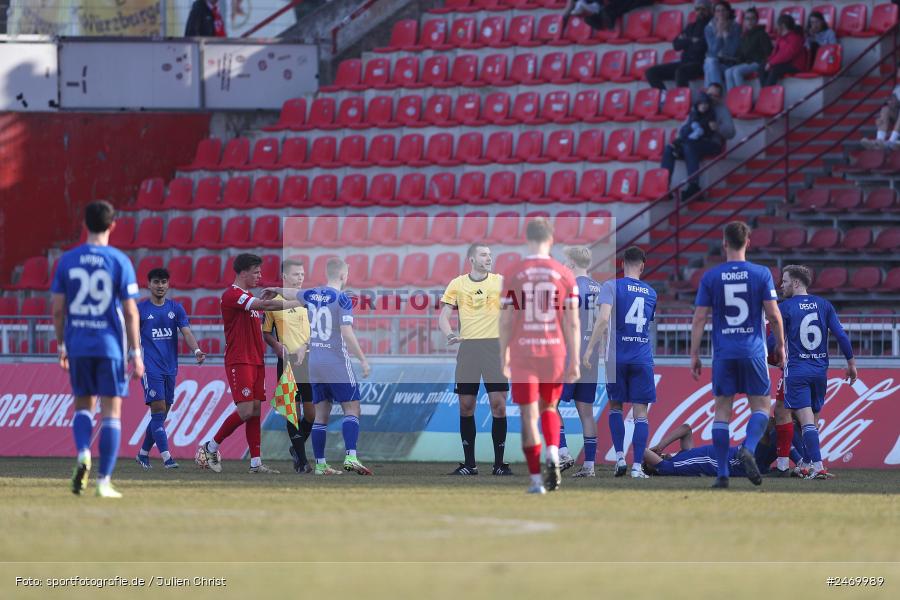 sport, action, Würzburg, SV Viktoria Aschaffenburg, Regionalliga Bayern, Fussball, FWK, FVI, FC Würzburger Kickers, BFV, AKON-Arena, 24. Spieltag, 08.03.2025 - Bild-ID: 2469989