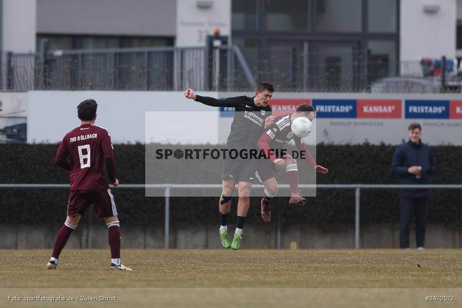 sport, action, TuS Röllbach, TUS, Sportgelände, Schwebenried, Landesliga Nordwest, Fussball, DJK Schwebenried/Schwemmelsbach, DJK, BFV, 25. Spieltag, 15.03.2025 - Bild-ID: 2470572