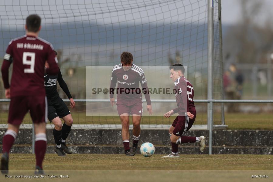 sport, action, TuS Röllbach, TUS, Sportgelände, Schwebenried, Landesliga Nordwest, Fussball, DJK Schwebenried/Schwemmelsbach, DJK, BFV, 25. Spieltag, 15.03.2025 - Bild-ID: 2470614