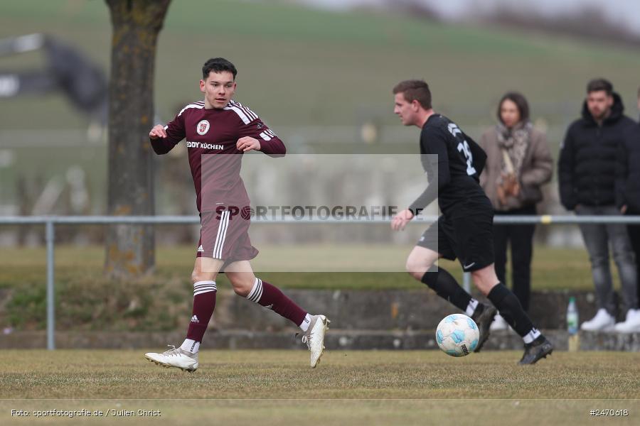 sport, action, TuS Röllbach, TUS, Sportgelände, Schwebenried, Landesliga Nordwest, Fussball, DJK Schwebenried/Schwemmelsbach, DJK, BFV, 25. Spieltag, 15.03.2025 - Bild-ID: 2470618