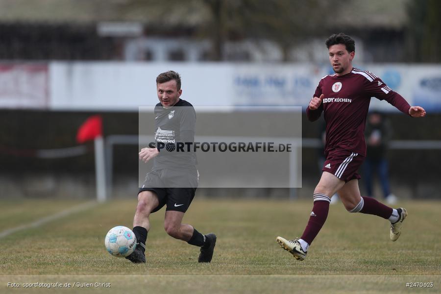 sport, action, TuS Röllbach, TUS, Sportgelände, Schwebenried, Landesliga Nordwest, Fussball, DJK Schwebenried/Schwemmelsbach, DJK, BFV, 25. Spieltag, 15.03.2025 - Bild-ID: 2470623