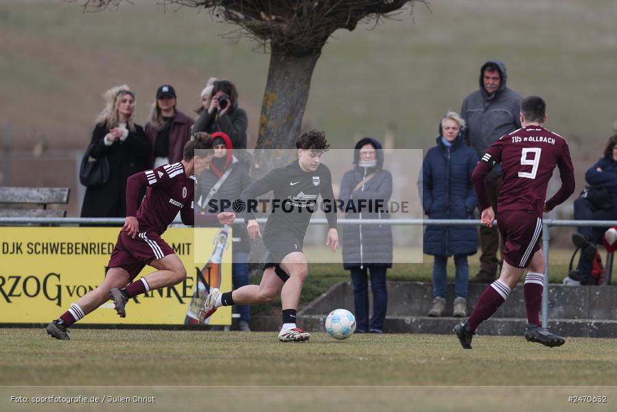 sport, action, TuS Röllbach, TUS, Sportgelände, Schwebenried, Landesliga Nordwest, Fussball, DJK Schwebenried/Schwemmelsbach, DJK, BFV, 25. Spieltag, 15.03.2025 - Bild-ID: 2470632