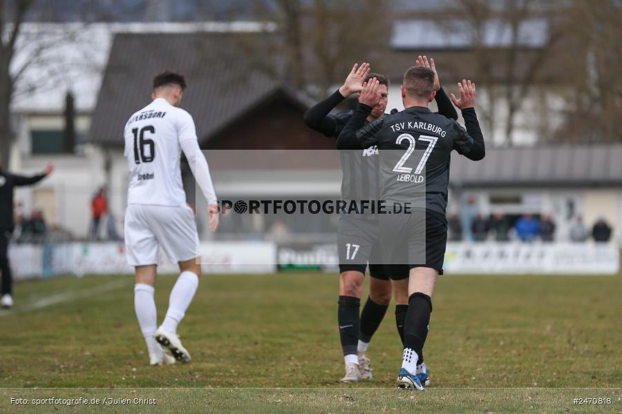 sport, action, TSV Karlburg, TSV, SCE, SC Eltersdorf, Karlburg, Fussball, Fundamentum Sportpark, Bayernliga Nord, BFV, 25. Spieltag, 15.03.2025 - Bild-ID: 2470818