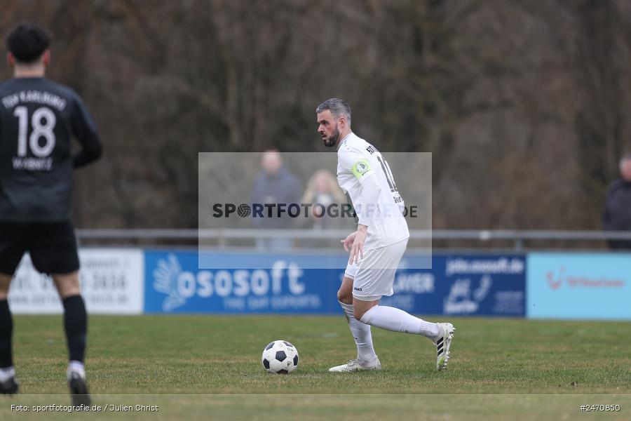 sport, action, TSV Karlburg, TSV, SCE, SC Eltersdorf, Karlburg, Fussball, Fundamentum Sportpark, Bayernliga Nord, BFV, 25. Spieltag, 15.03.2025 - Bild-ID: 2470850
