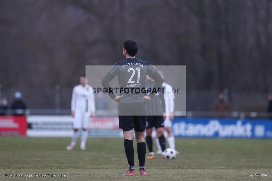 sport, action, TSV Karlburg, TSV, SCE, SC Eltersdorf, Karlburg, Fussball, Fundamentum Sportpark, Bayernliga Nord, BFV, 25. Spieltag, 15.03.2025 - Bild-ID: 2470994