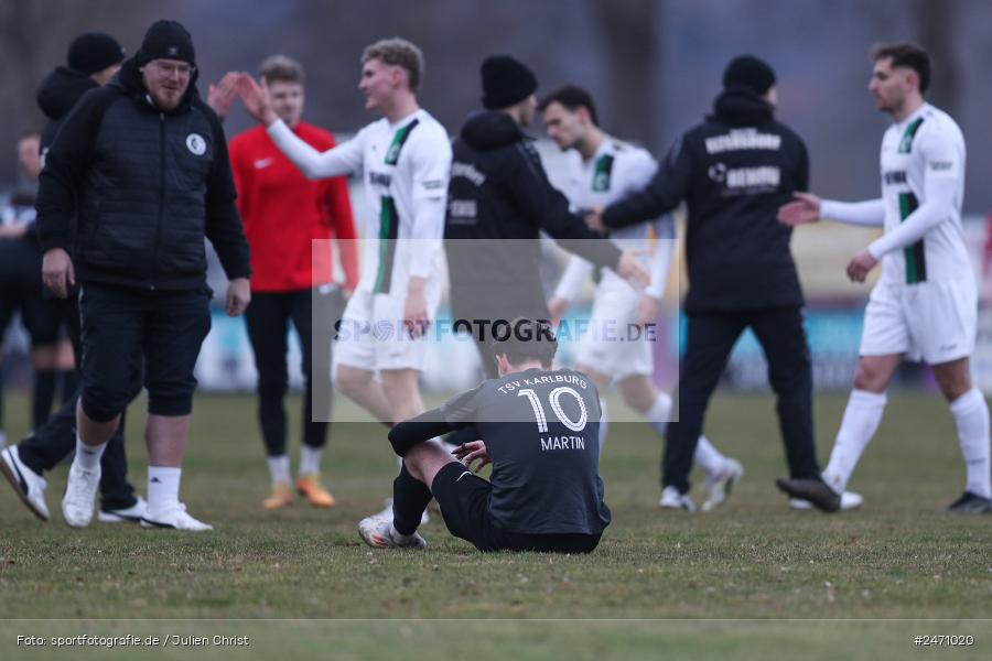 sport, action, TSV Karlburg, TSV, SCE, SC Eltersdorf, Karlburg, Fussball, Fundamentum Sportpark, Bayernliga Nord, BFV, 25. Spieltag, 15.03.2025 - Bild-ID: 2471020